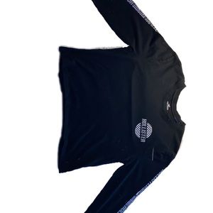 hollister long sleeve crop top